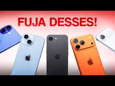 Pare de RASGAR DINHEIRO! iPhones que NÃO valem a pena em 2026!