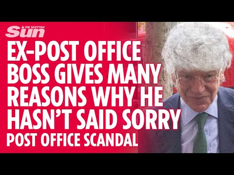 POST OFFICE SCANDAL: Ex-boss gives many reasons why he hasn't said sorry to subpostmasters