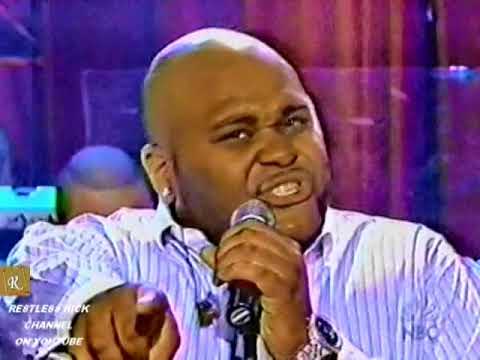 Ruben Studdard braves flu-bug/cold to sing new Gospel single 'I Need An Angel' (2004 on Jay Leno)