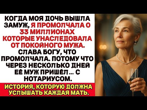 Когда моя дочь вышла замуж я промолчала о 33 миллионах рублей которые унаследовала от покойного мужа