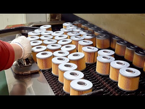 Mass Production Process of Automobile Engine Oil Filters With Amazing Productivity