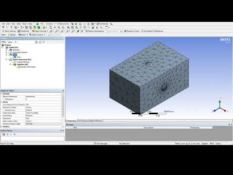 ANSYS Meshing - Pinch - Local Mesh Controls - (Geometry Defeaturing)