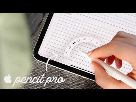 Apple Pencil Pro: is it worth it? | new features, goodnotes, compatibility, etc.