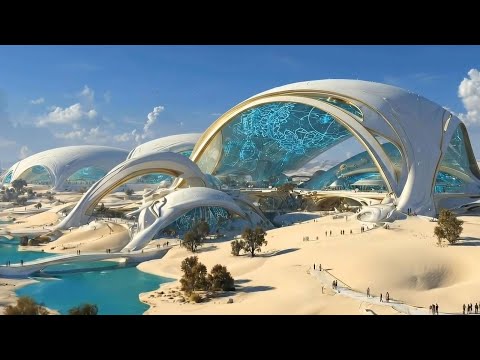 Rebirth of the Desert: A Futuristic Oasis Awakens | Stunning 8K AI Short Film | AIDoALL