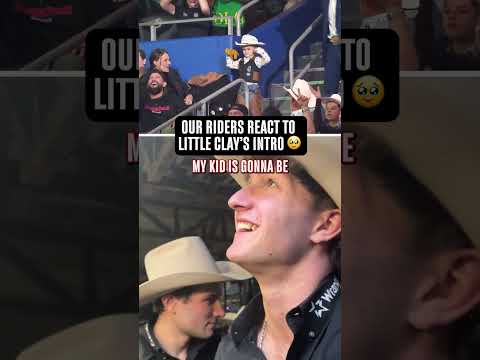 These boys were ready to get Clay on a bull 🥹