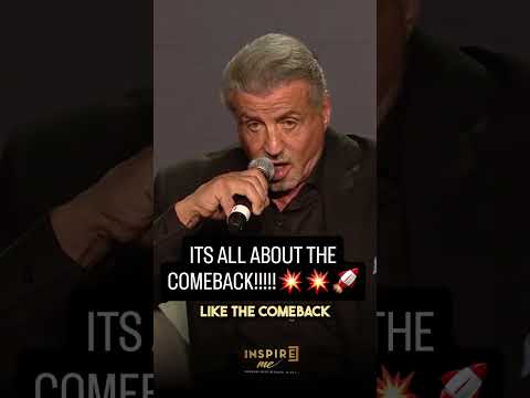 It's all about the comeback! Sylvester Stallone!