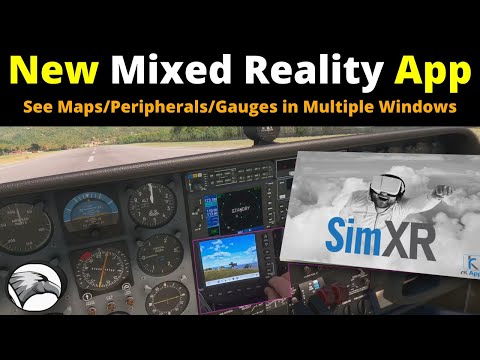 Passthrough Cameras bring the Real World into VR | SimXR from rkApps tested in MSFS | Mixed Reality