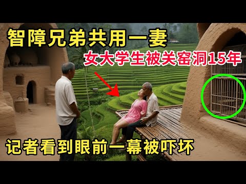 智障兄弟共用一妻,拐卖女大学生被关窑洞15年,记者看到眼前一幕被吓坏 #奇闻逸事