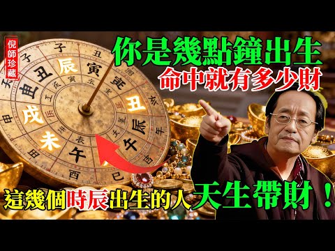 倪海廈：命裡自帶「財庫」？這4個時辰出生的人，註定晚年大富大貴！看你有沒有上榜？#倪海廈 #八字命理 #晚年運勢 #財庫