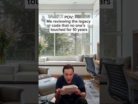 Reviewing the legacy code no one’s touched in 10 years #dataanalytics #datascience