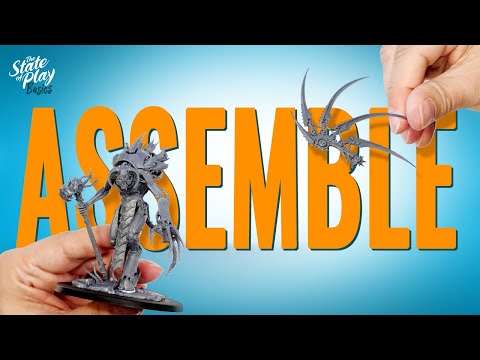 How to ASSEMBLE MINIATURES so you can actually paint them!