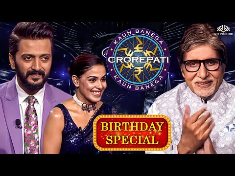 KBC में Riteish Deshmukh और उनकी पत्नी Genelia ने धूम मचा दी मंच पे l Birthday Special Episode