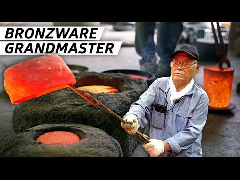 How a 96-Year-Old Bronzeware Master Makes Yugi Pots by Hand — Handmade