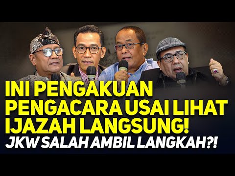 INI PENGAKUAN PENGACARA USAI LIHAT IJAZAH LANGSUNG! JKW SALAH AMBIL LANGKAH?!