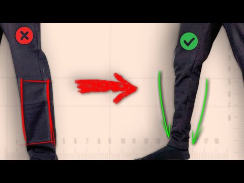 Slim Your Sweatpants In 2 Minutes! (PRO TUTORIAL)
