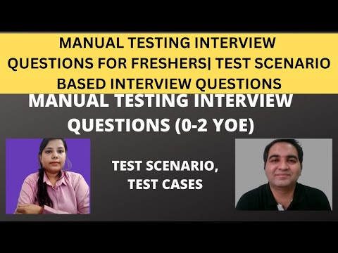 Manual Testing Interview Experience| Manual Testing Mock Interview | 0-2 YOE