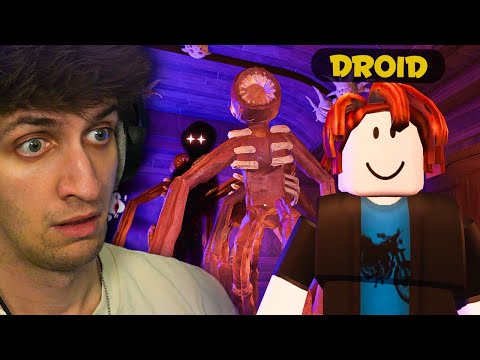 DROID AND I PLAYED ROBLOX DOORS WITH CHAT CONTROL