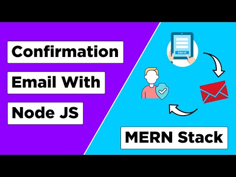 Email Account Verification In Node JS & React JS | MERN Stack Project