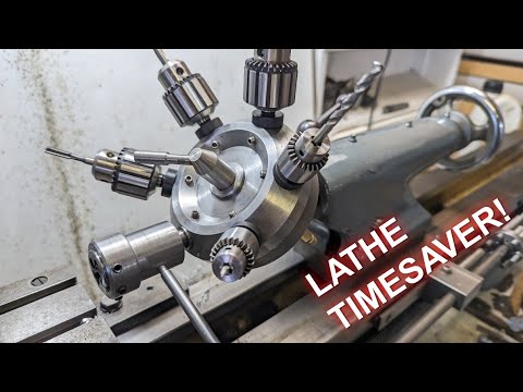 Making a tailstock turret for the lathe (capstan attachment)