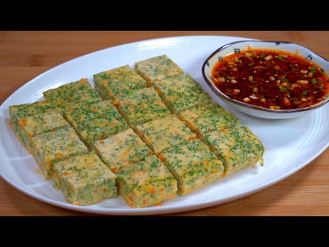 夏天要多吃西蘭花，教妳做蔬菜糕，比豆腐還嫩還好吃，比油條還香，多吃不上火#美食 #家常菜 #food #cooking