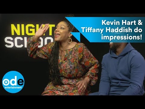 Kevin Hart & Tiffany Haddish do FUNNY high school impressions of each other