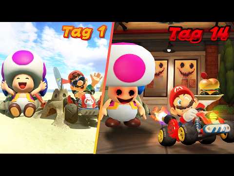 Ich habe 14 Tage in Mario Kart World gelebt😱