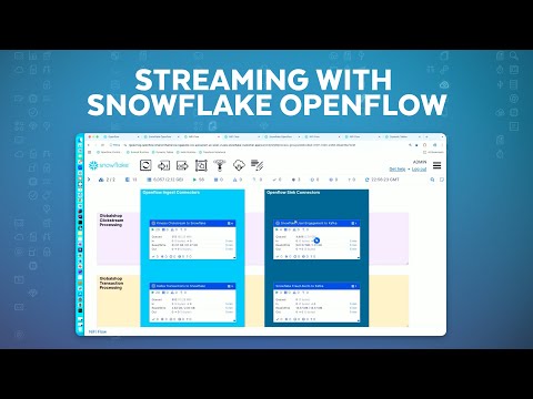Building Streaming Pipelines With Snowflake Openflow