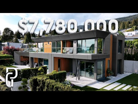 Touring a LUXURY $7,780,000 home in West Vancouver Canada! | Propertygrams mansion Tour