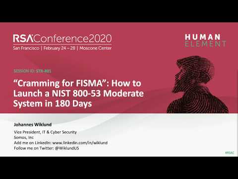“Cramming for FISMA”: How to Launch a NIST 800-53 Moderate System in 180 Days