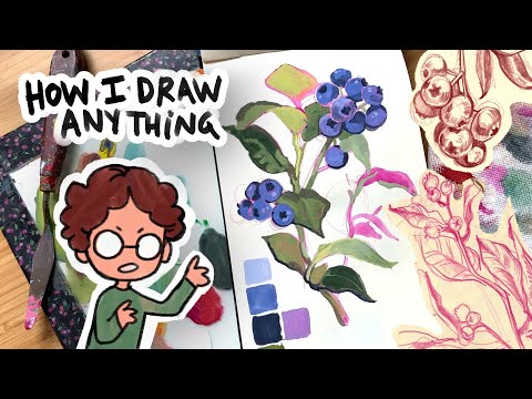 how I draw anything ✿ art study with me