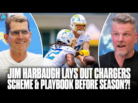 Jim Harbaugh Wants The Entire NFL To Know What The Chargers Are Doing?! | Pat McAfee Show