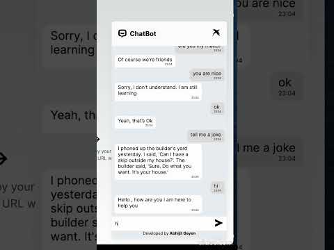 Chatbot UI/UX using NextJs #chatbotdesign #UX/UI design #nextjstutorial #reactjs #udemy