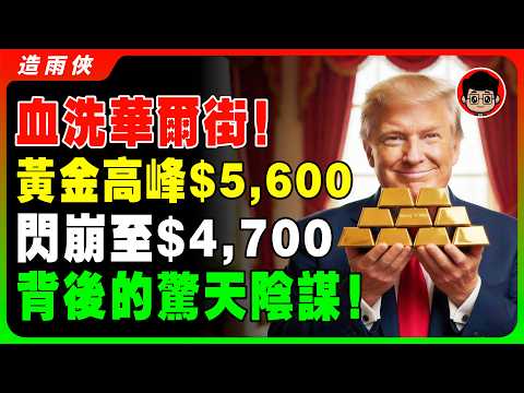 【突發】黃金大崩盤，暴跌$800！這是普通人最後一次逆天改命的機會？27萬人瞬間爆倉，最後的上車機會？揭秘金價見頂前「5大信號」看完才決定！#黃金 #金價 #2026投資 #閃崩 #美股 #金融風暴