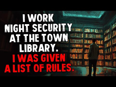 I Work Night Security at the Town Library. I Was Given a List of Rules.