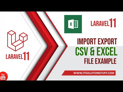 Laravel 11 Import Export Excel and CSV File