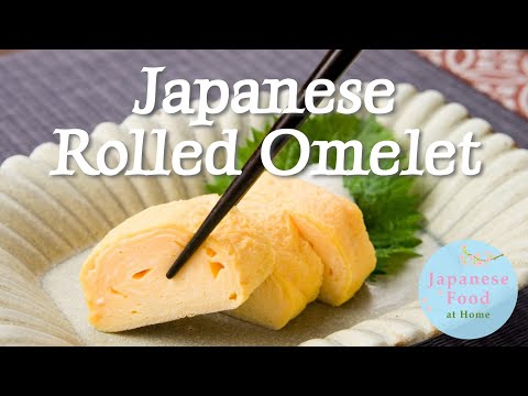 How to make a Japanese Rolled Omelet in the Kansai Style (Dashimaki-Tamago) #だし巻き卵