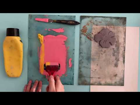 Online Self Study Linocut Workshop - Preview