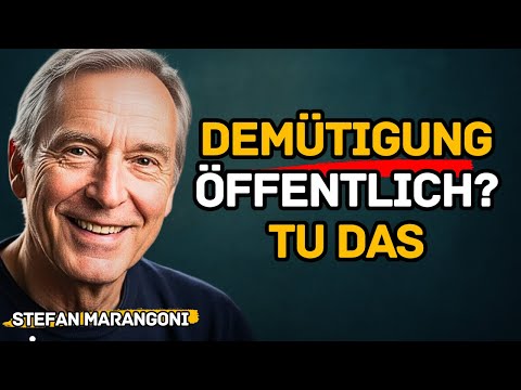 Wenn dich jemand vor anderen respektlos behandelt Tu das