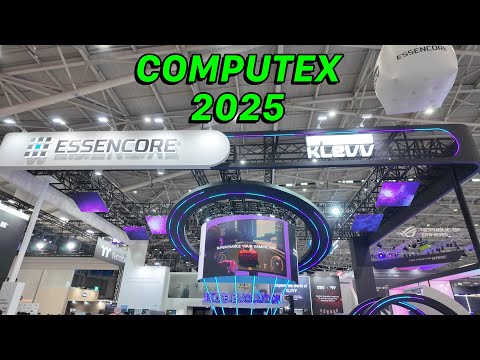 KLEVV @ #COMPUTEX2025 | 10,600MT/s RAM, and 64GB RAM per stick 🤔