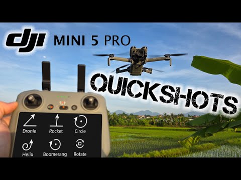 DJI Mini 5 Pro | How To Use QuickShots (And MasterShots)