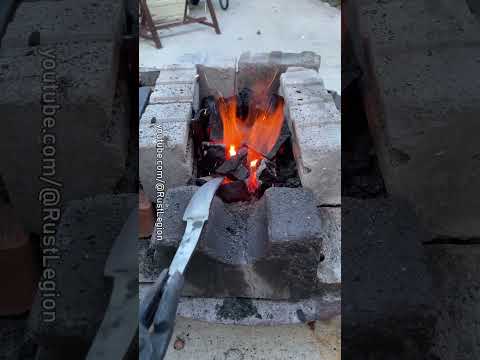 Making shiny curved blade