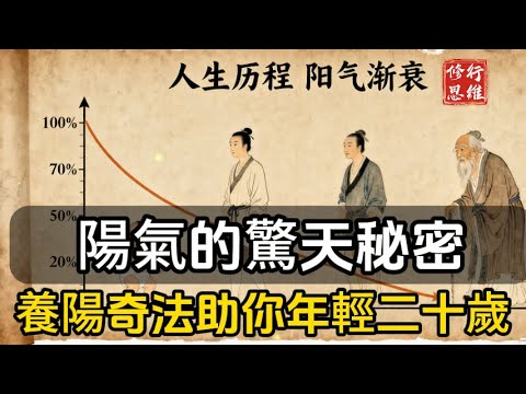 陽氣的驚天秘密，身體一切疾病，竟都與陽氣有關？養陽奇法助你年輕二十歲#修行思維#福報 #禪   #開悟 #禅修#易經 #國學智慧 #國學 #人生感想 #因果
