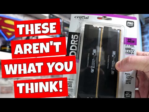 Crucial Pro Overclock Edition Cheapest DDR5 XMP EXPO Certified 6000mhz Is Not What You Think