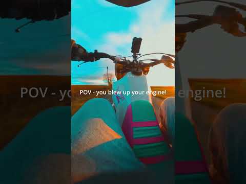 I BLEW UP MY £20k CUSTOM YZ490! 🤯