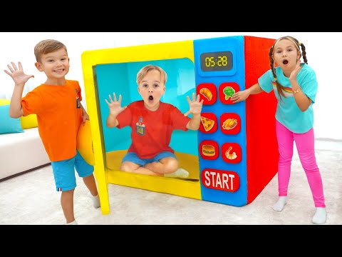 Kids Learn Teamwork with Magical Giant Toys