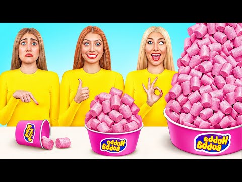 Big, Medium and Small Plate Challenge | Funny Situations in Kitchen by Mega DO Challenge