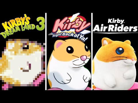 Evolution of Rick in Kirby Games (1995–2025)