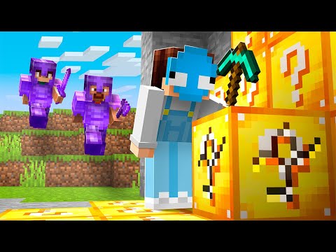 I Survived LUCKY BLOCK Hunters in Minecraft...