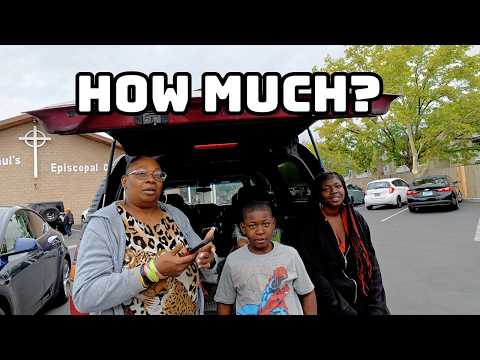 Strangers At The Food Bank Surprised With The Most Groceries I Have Ever Bought In My Life...