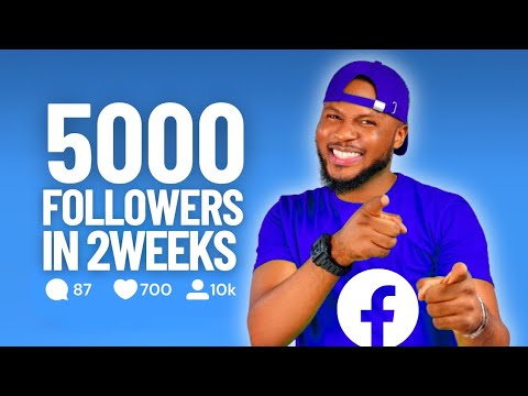 How to get 5000 Facebook Followers in 2 Weeks (Safe and Free) | Facebook Monetization Strategy